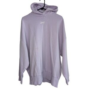 Reebok Women's Large Oversized Pastel‎ Purple Hoodie